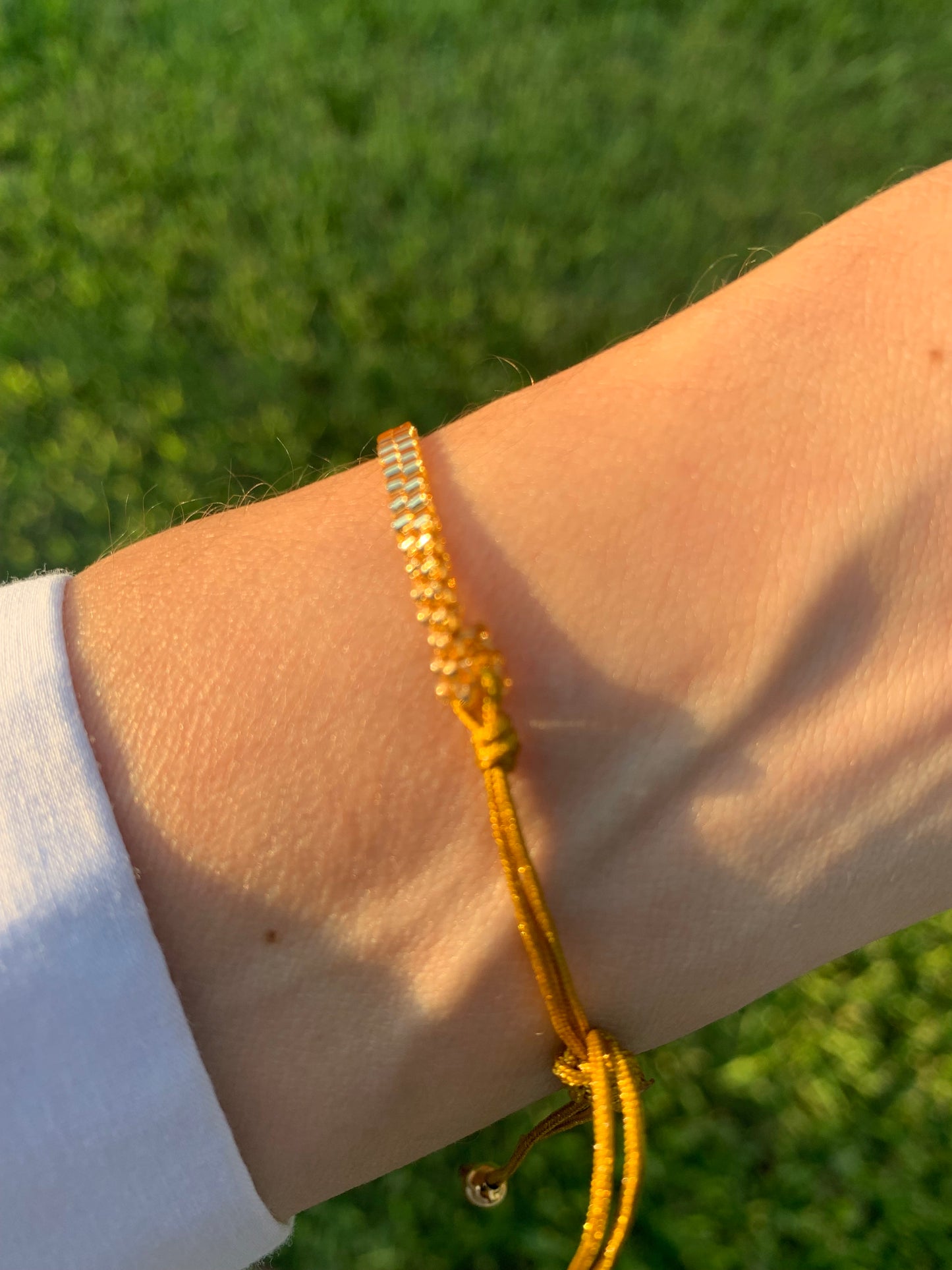 Handmade Goldplated Tennis Bracelet