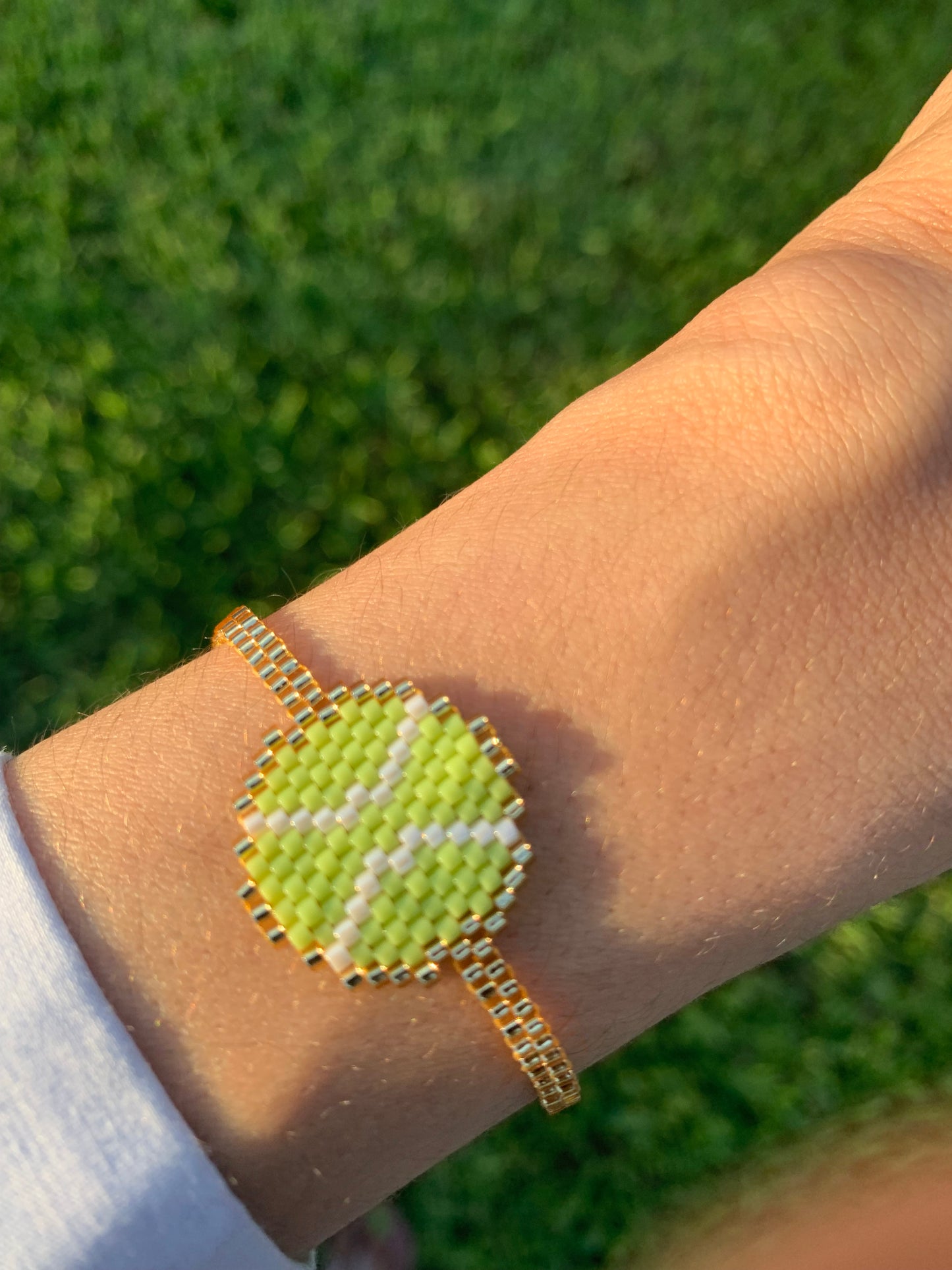 Handmade Goldplated Tennis Bracelet