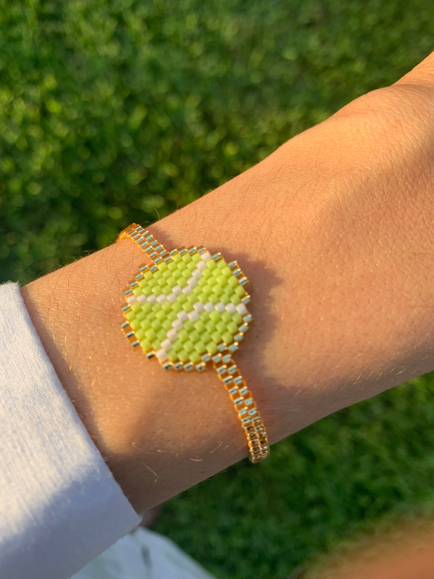 Handmade Goldplated Tennis Bracelet