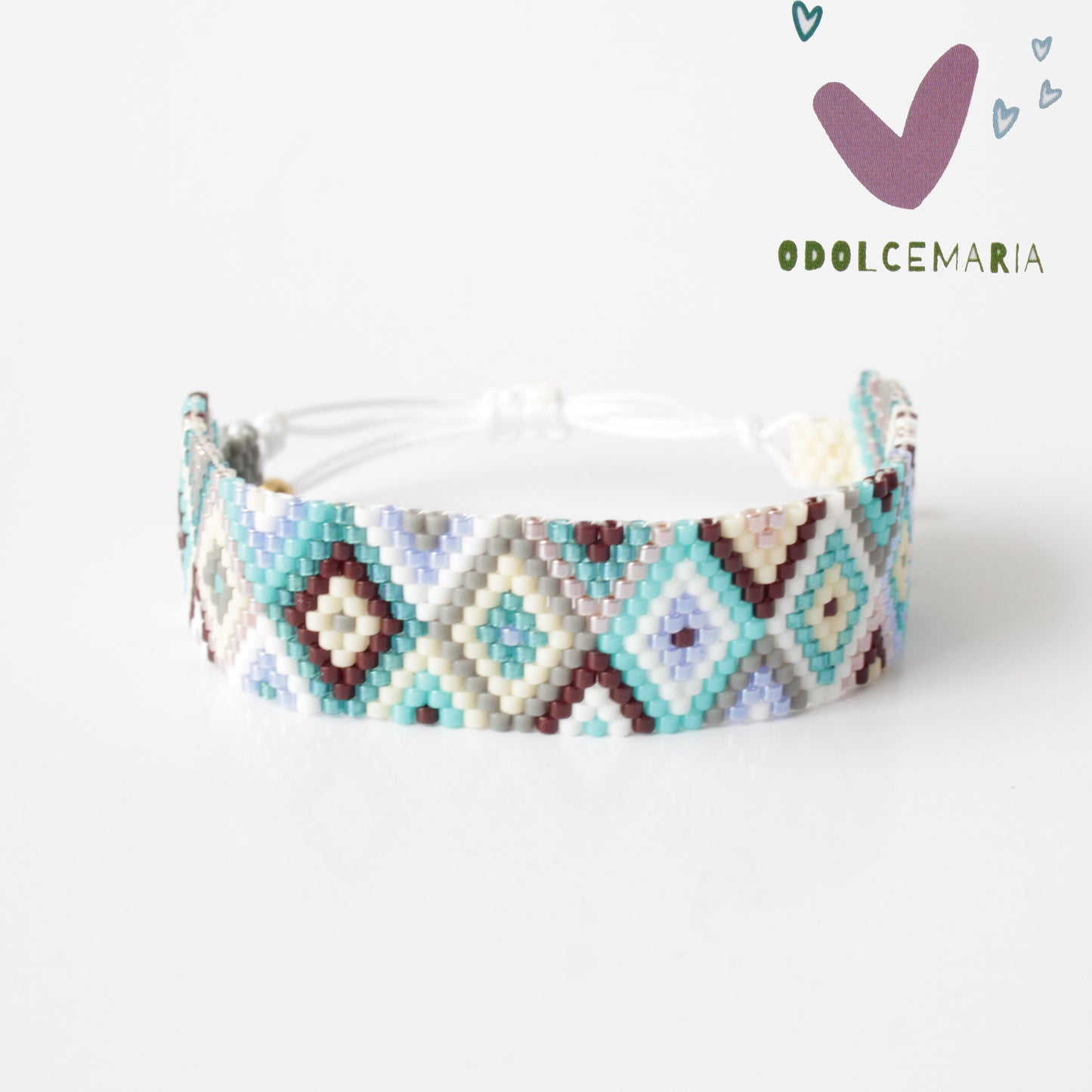 Miyuki Blue and Brown Wrap Bracelet