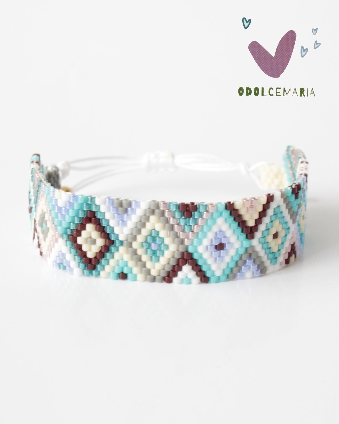 Miyuki Blue and Brown Wrap Bracelet