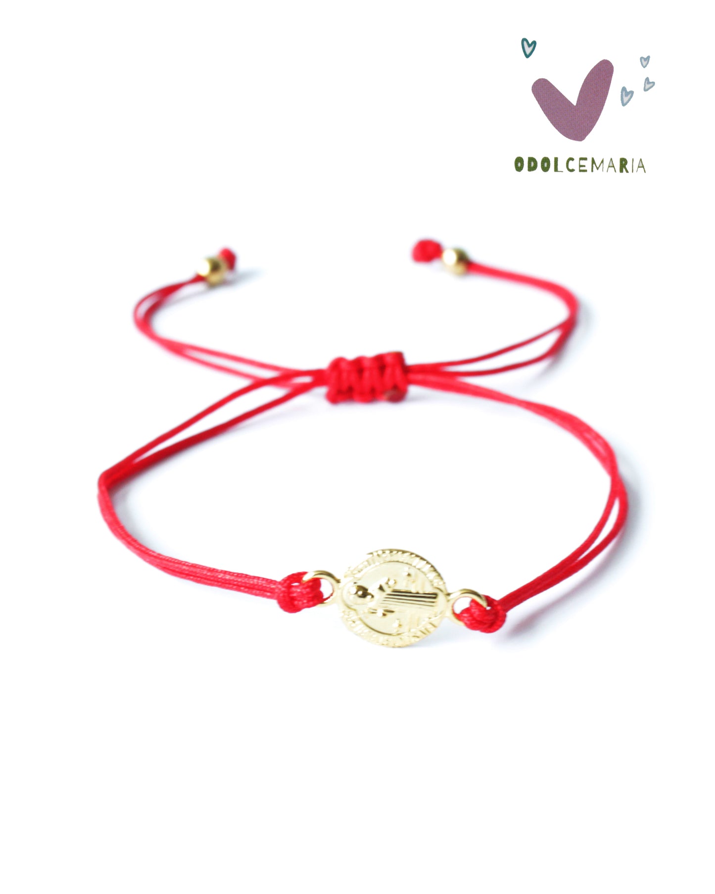 Stylish and Versatile Miyuki Red and Gold Saint Benedict Wrap Bracelet