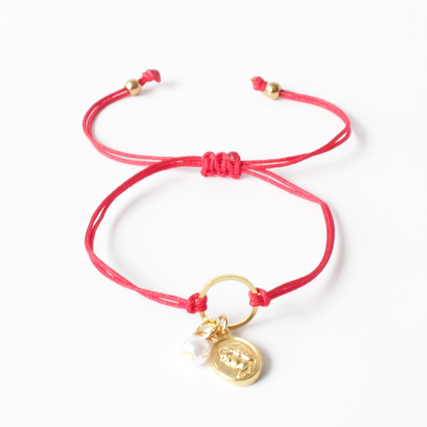 Stylish and Versatile Miyuki Red and Gold Sacred Heart Wrap Bracelet