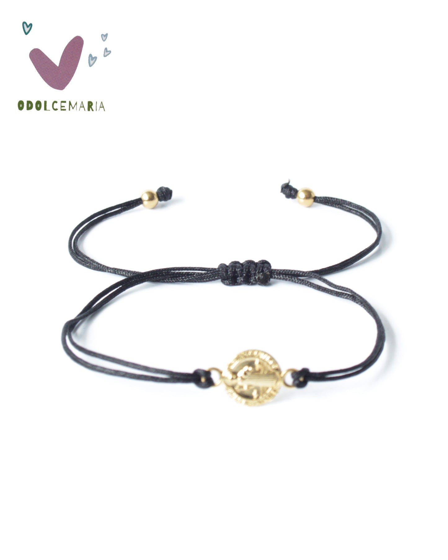 Stylish and Versatile Miyuki Black and Gold  Saint Benedict Wrap Bracelet