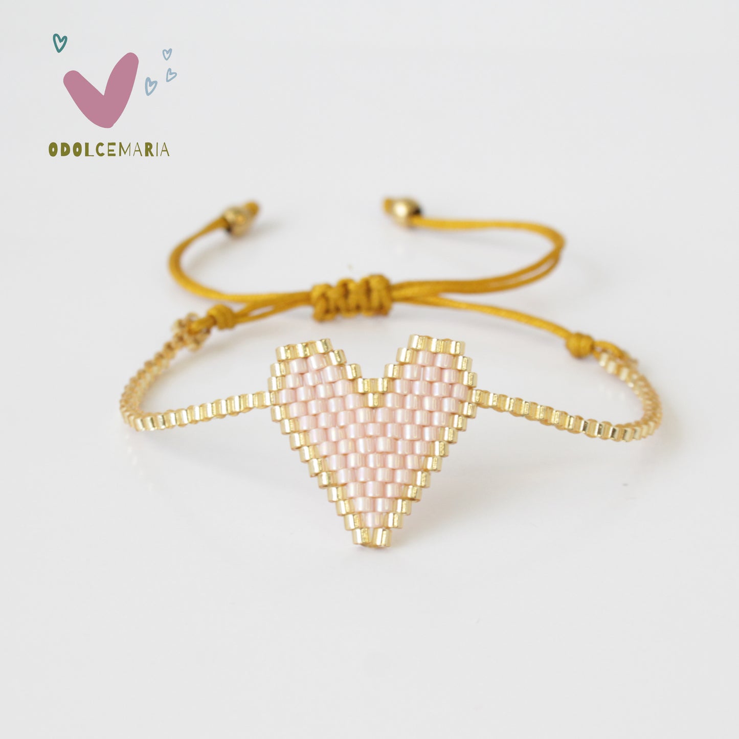 Maxi Pink Heart Bracelet