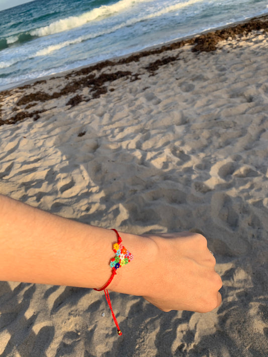 Flower Heart Bracelet